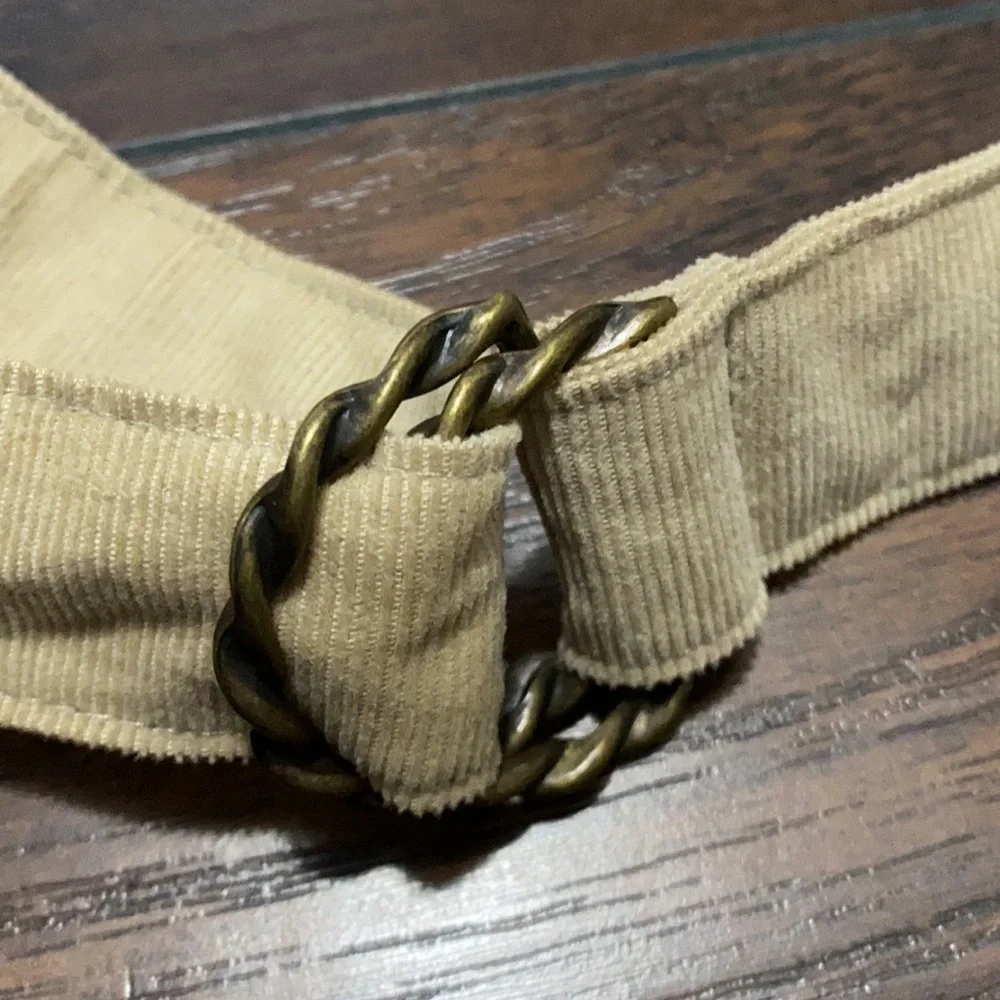 Lands’ End girls dog pattern belt size small